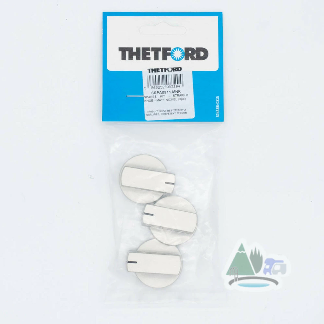 Thetford Spare - Cooker Knobs for Topline, Prima & Duplex - Matt Nickel - Image 4