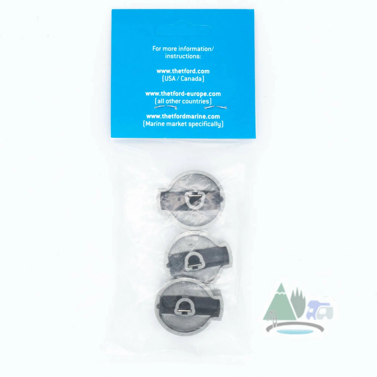 Thetford Spare - Cooker Knobs for Topline, Prima & Duplex - Matt Nickel - Image 5