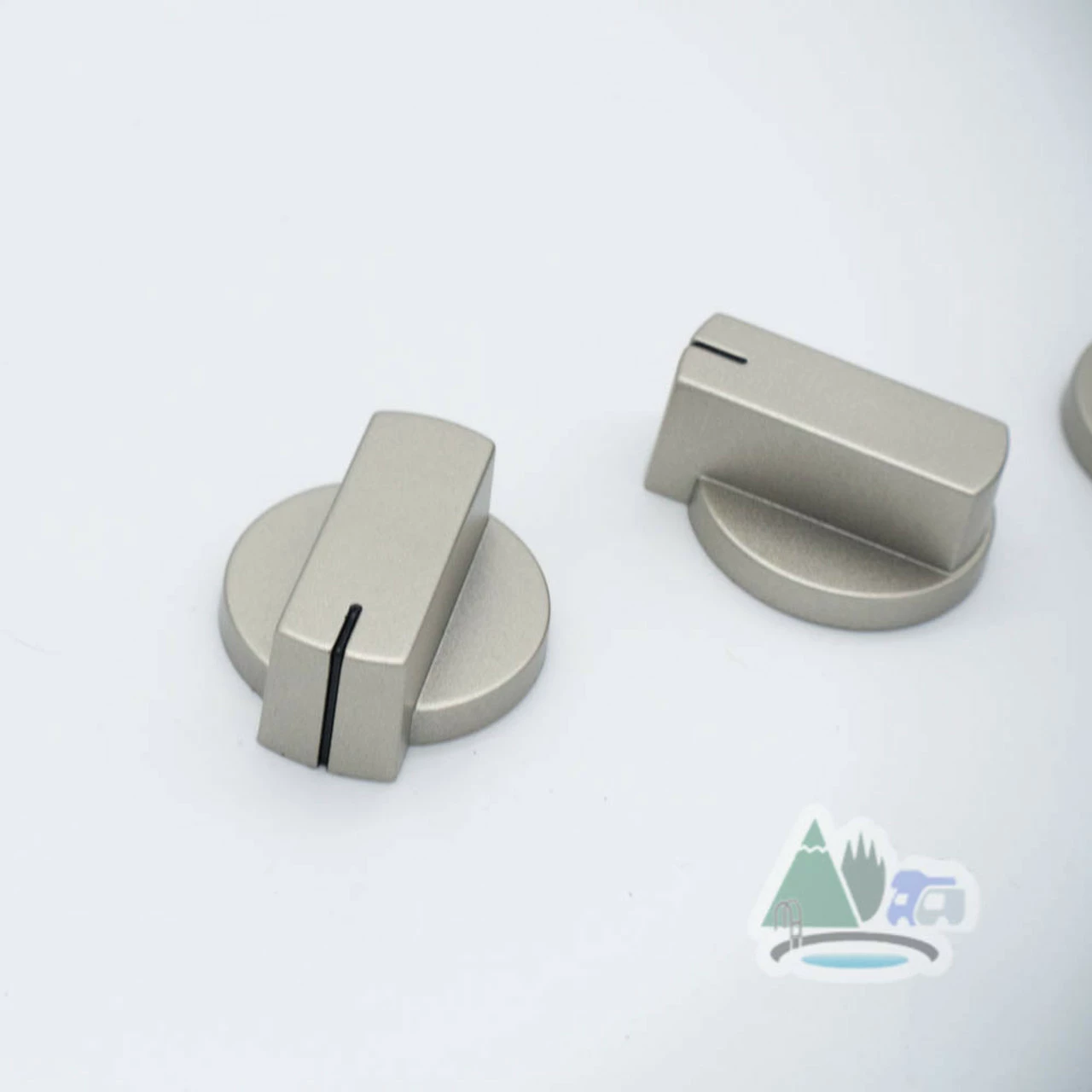 Thetford Spare - Cooker Knobs for Topline, Prima & Duplex - Matt Nickel - Image 2