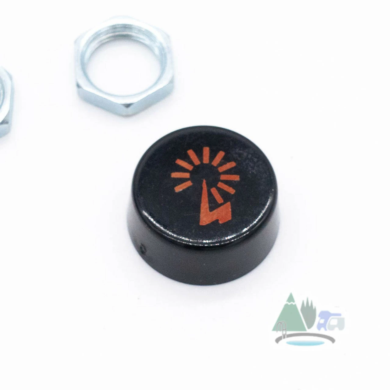 Thetford Spare - Ignition Switch Button with Fixing Nuts - SSPA0384 - Image 3