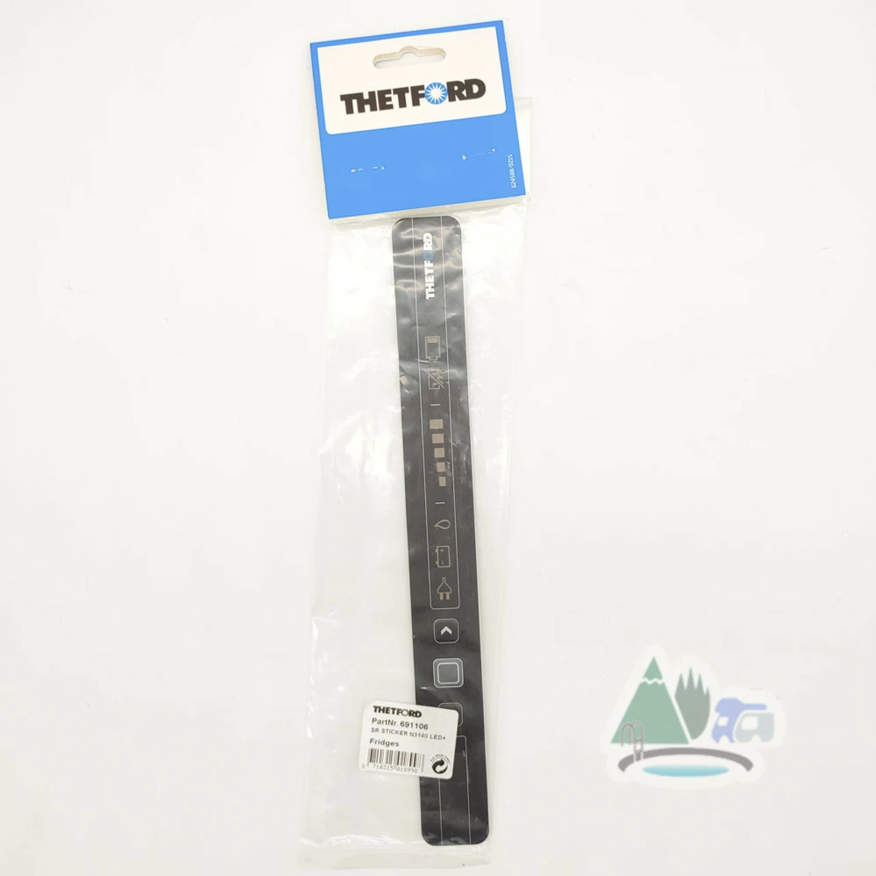 Thetford Spare Fridge Overlay for N3140 Control Panel - 691106 - Image 2