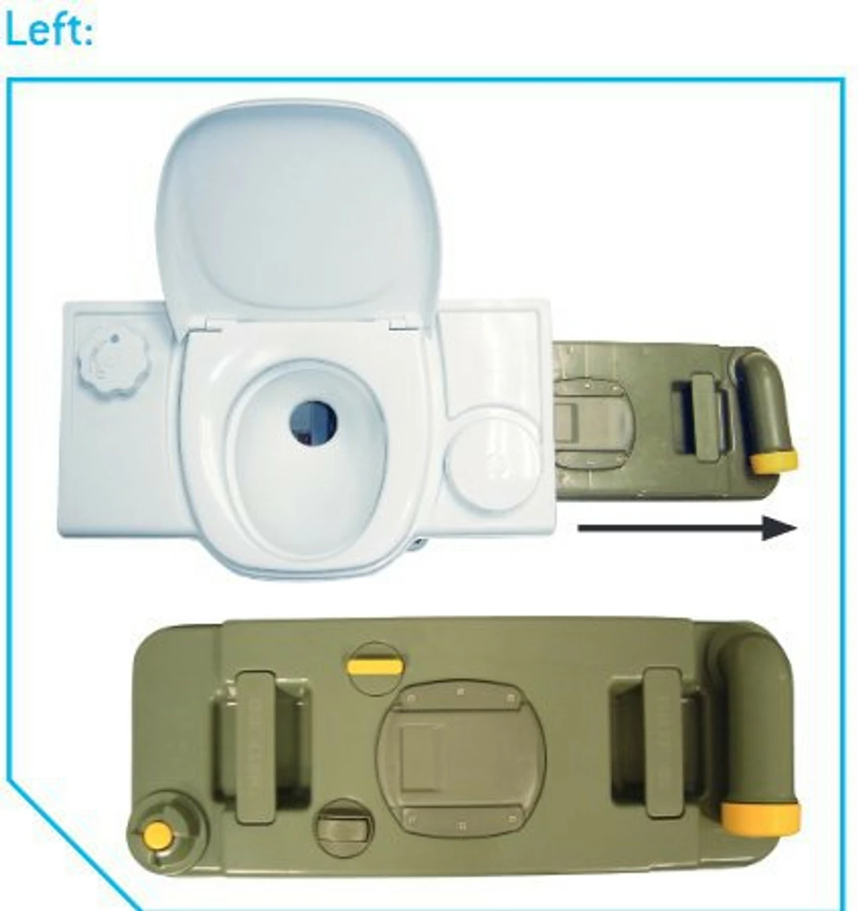 Thetford C2 C3 C4 Cassette Toilet Spare Waste Holding Tank - Image 2