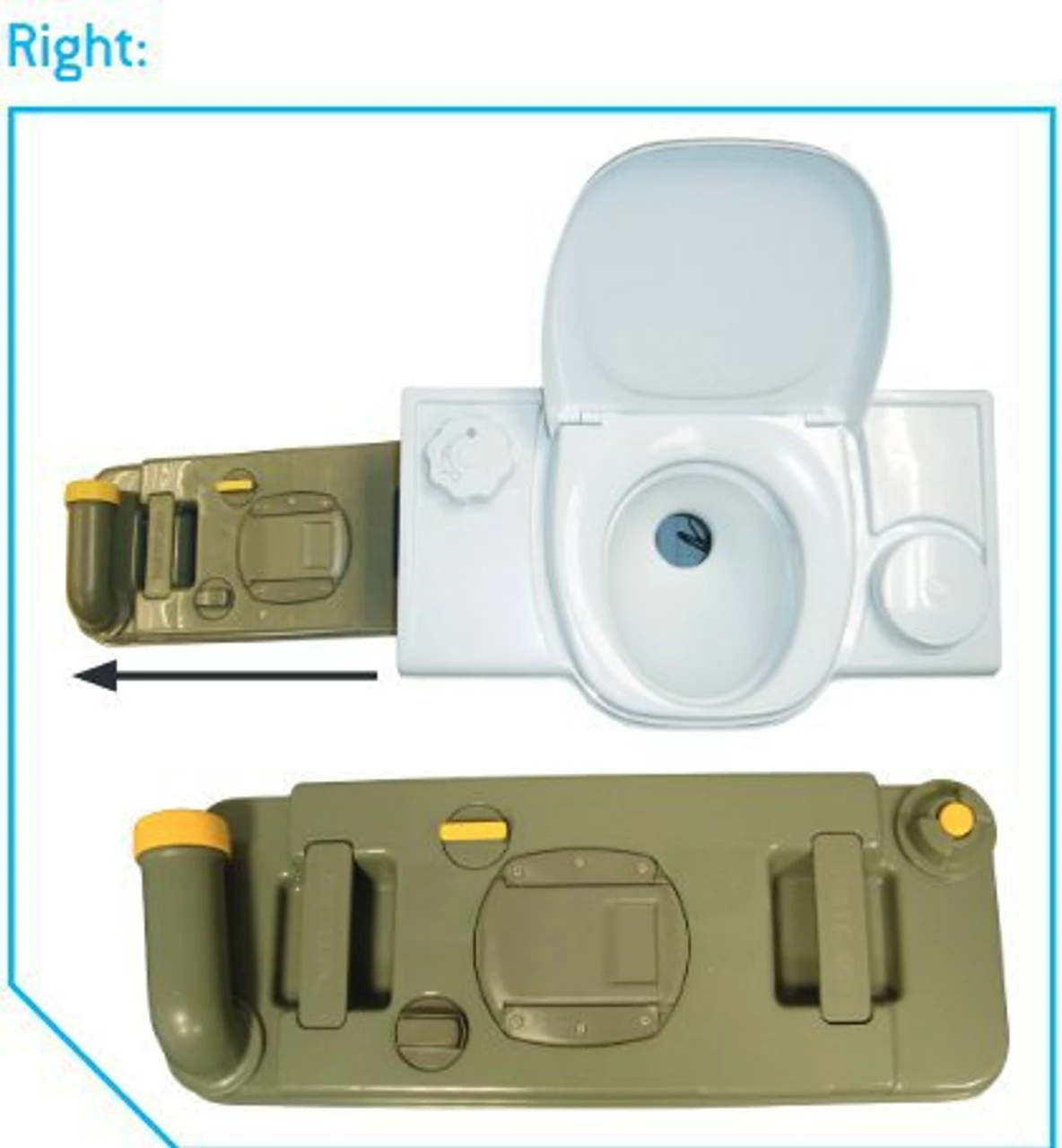 Thetford C2 C3 C4 Cassette Toilet Spare Waste Holding Tank - Image 3