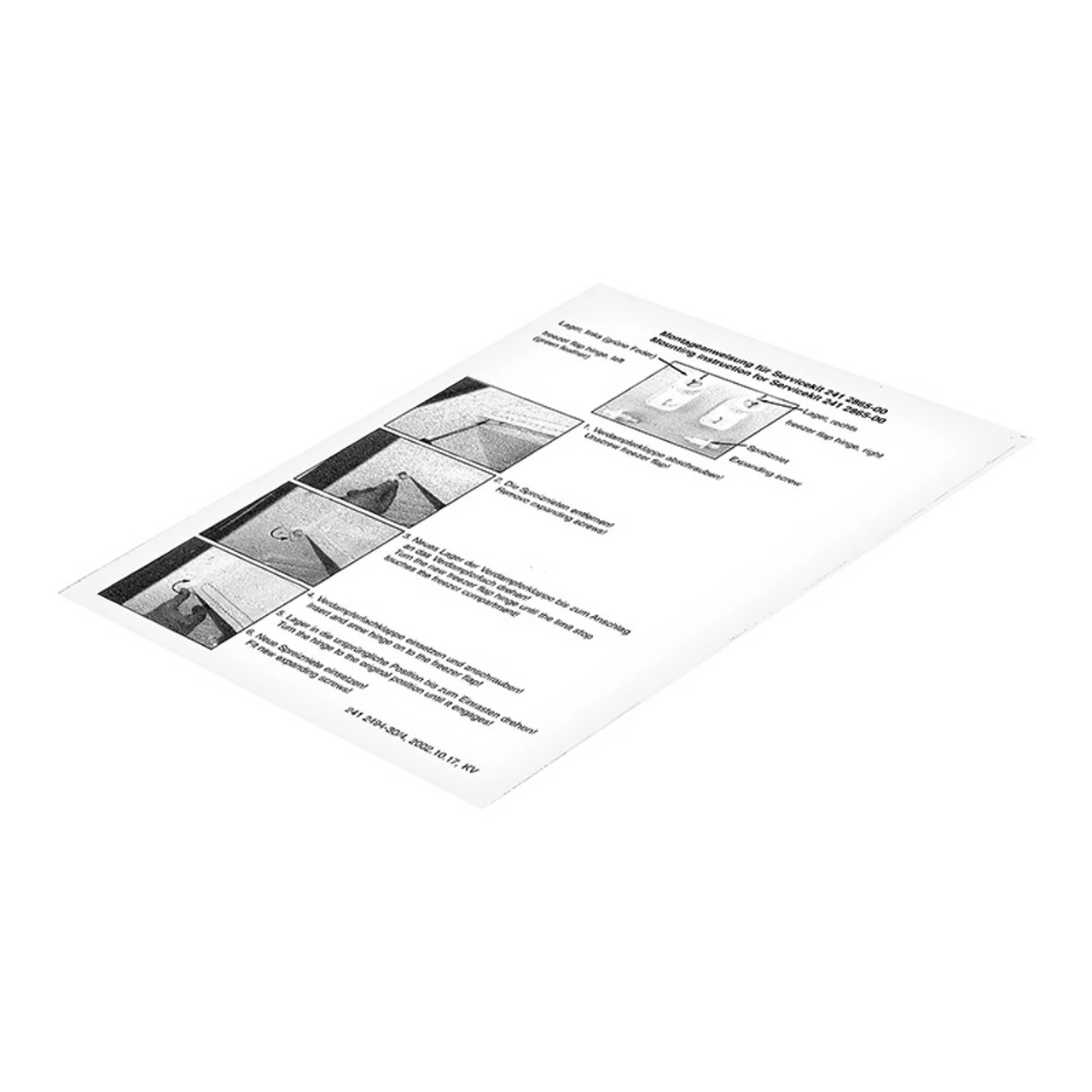 Dometic Spare - Fridge Internal Freezer Compartment Hinge - 241286500 - Image 3